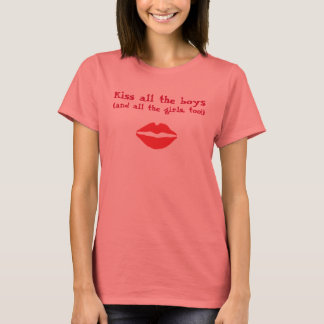 Kus alle jongens (en alle meisjes ook!) t-shirt