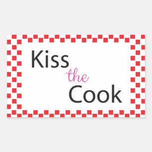 Kus de Cook Rechthoekige Sticker