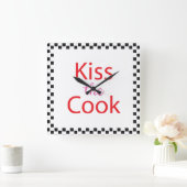 Kus de Cook Vierkante Klok (Huis)