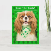 Kus De Ieren! Cavalier King Charles Spaniel Kaart (Voorkant)