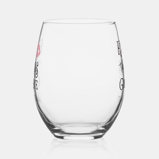 Kus De Juffrouw Totziens Bruid Van Eens Wijnglas Zonder Voet (Links)