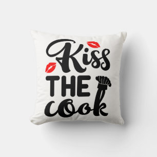 Kus De Kok, Bakker Grappig Bakken Keuken Koken Kussen