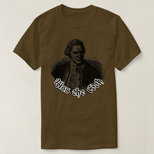 Kus de kok Captain Cook T-shirt (Design voorkant)