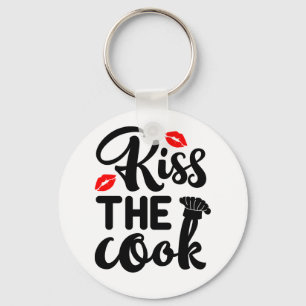 Kus de Kok, Koken, Bakken, Chef Baker Keuken Sleutelhanger