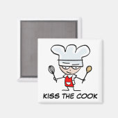 Kus de kookmagneet magneet (Voorkant / Achterkant)