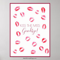 Kus de Miss Game | Papieren Poster
