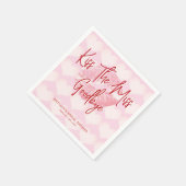 Kus De Miss Goedendag Bruidsfeest Servet (Hoek)