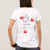 Kus de Miss Goodbye Bride  T-shirt (Achterkant)