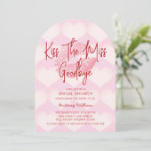 Kus de Miss Valentijnse bruidsdoucheuitnodiging Kaart (Staand voorkant)