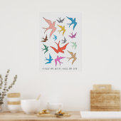 Kus de Sky Bird Art Poster (Keuken)
