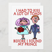 Kus een heleboel paddenstoelen die wedden uitnodig kaart (Voorkant / Achterkant)