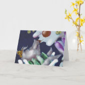 Kus een Klein Varken Kaart (Gele Bloem)