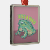 Kus een pad metalen ornament (Rechts)