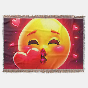 Kus-emoji: Liefde en Harten Kunst Deken