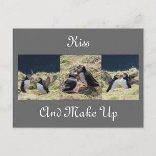 Kus en make-up Briefkaart