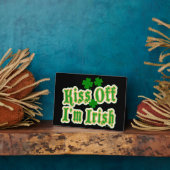 Kus eraf Ik ben Ierse plaques Fotoplaat (Zijkant)