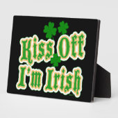 Kus eraf Ik ben Ierse plaques Fotoplaat (Zijkant)