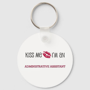 Kus, ik ben een administratief assistent. sleutelhanger