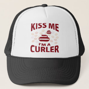 Kus, ik ben een curler. trucker pet