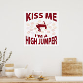 Kus, ik ben een hoge jumper. poster (Keuken)