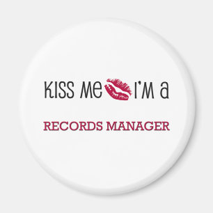 Kus, ik ben een RECORDS MANAGER Magneet