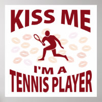 Kus, ik ben een Tennis-speler