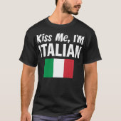 Kus, ik ben Italiaans. T-shirt (Voorkant)
