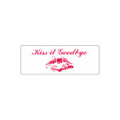 Kus it Goodbye rubber stempel (Design)