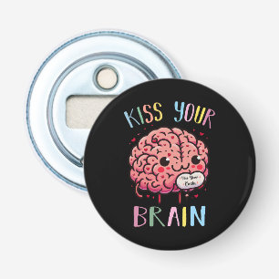 Kus Je Brain Leraar Button Flesopener
