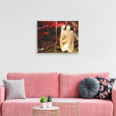Kus Kiss! Canvas Afdruk (Insitu (Woonkamer))