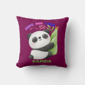 Kus-kussen – Knuffel me als een panda 🐼 Kussen (Voorkant)