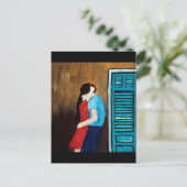 Kus. Liefde. Briefkaart (Staand voorkant)