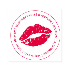 Kus Lip Make-up Artiest Zelfinktende Stempel