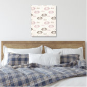 Kus Lippen Canvas Afdruk (Insitu (Slaapkamer))