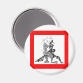 kus magneet (Voorkant / Achterkant)