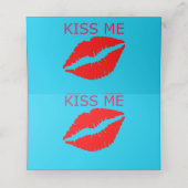 Kus me (Binnenkant ongevouwen)