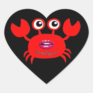 Kus me als je kunt! Sticker