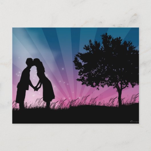 Kus me briefkaart (Voorkant)