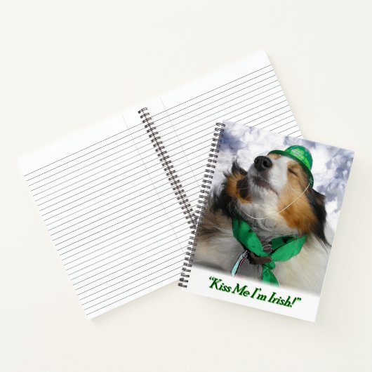 Kus me dat ik Iers ben! Notitieboek (Binnen)