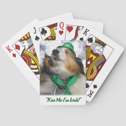 Kus me dat ik Iers ben! Speelkaarten (Achterkant)