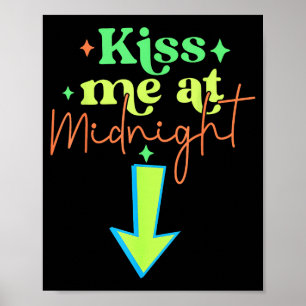 Kus Me Grappige Gelijke Koppels Middernacht Poster