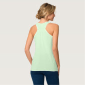 kus me groene lippen tanktop (Volledige Achterkant)