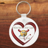 kus me hart sleutelhanger (Voorkant)