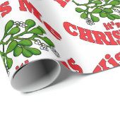 Kus me, het is Kerstmis. Cadeaupapier (Rol Hoek)