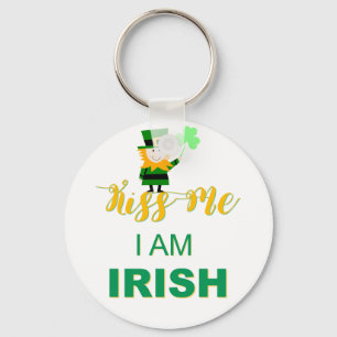 Kus Me I AM Irish Sleutelhanger