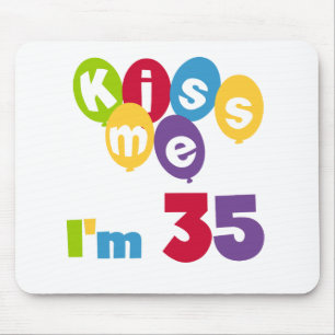 Kus me ik ben 35 T-shirts en Giften van de Verjaar Muismat