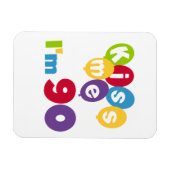 Kus me Ik ben 90 T-shirts en cadeautjes. Magneet (Horizontaal)