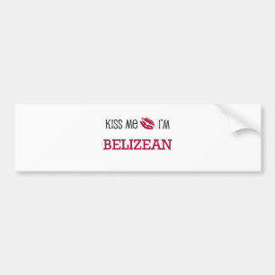 Kus me ik ben BELIZEAN Bumpersticker