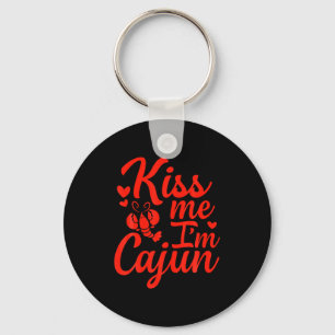 Kus Me Ik Ben Cajun Valentijnsdag St Patricks Day Sleutelhanger
