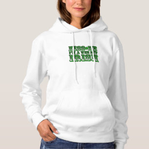 Kus me Ik ben een beetje Iers grappige Ierse sjirt Hoodie